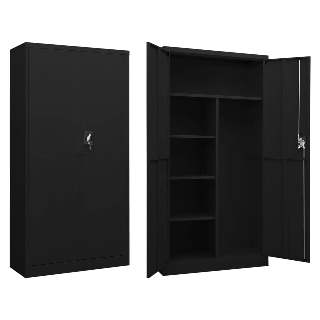 Lockerkast 90X40X180 Cm Staal Lichtgrijs