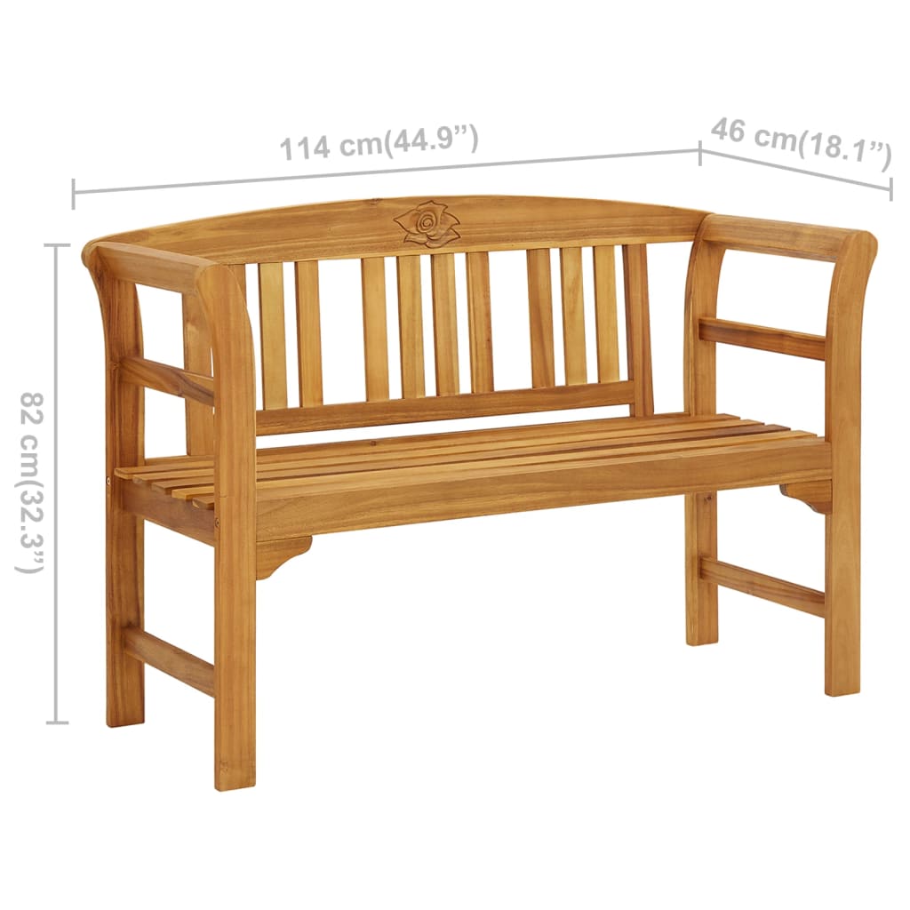 Tuinbank Massief Acaciahout 114 cm