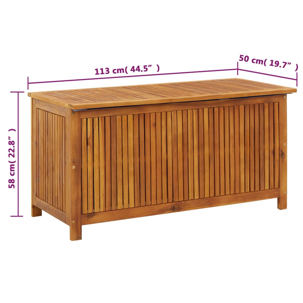Tuinbox Massief Acaciahout 113 x 50 x 58 cm