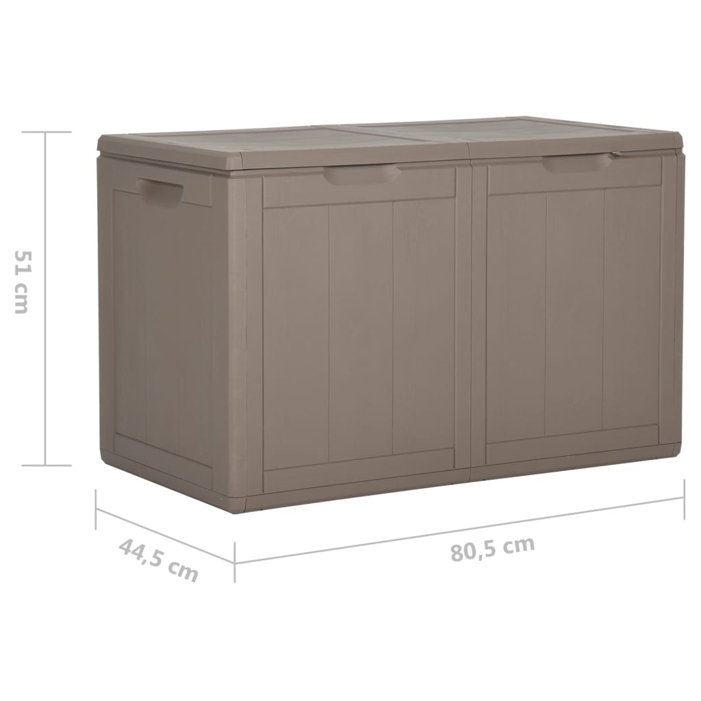 Tuinbox Pp Rattan 180 l Bruin Lattenontwerp