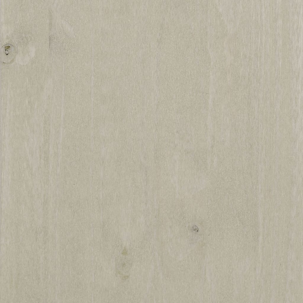 Salontafel Hamar 00X55X35 Cm Massief Grenenhout Wit