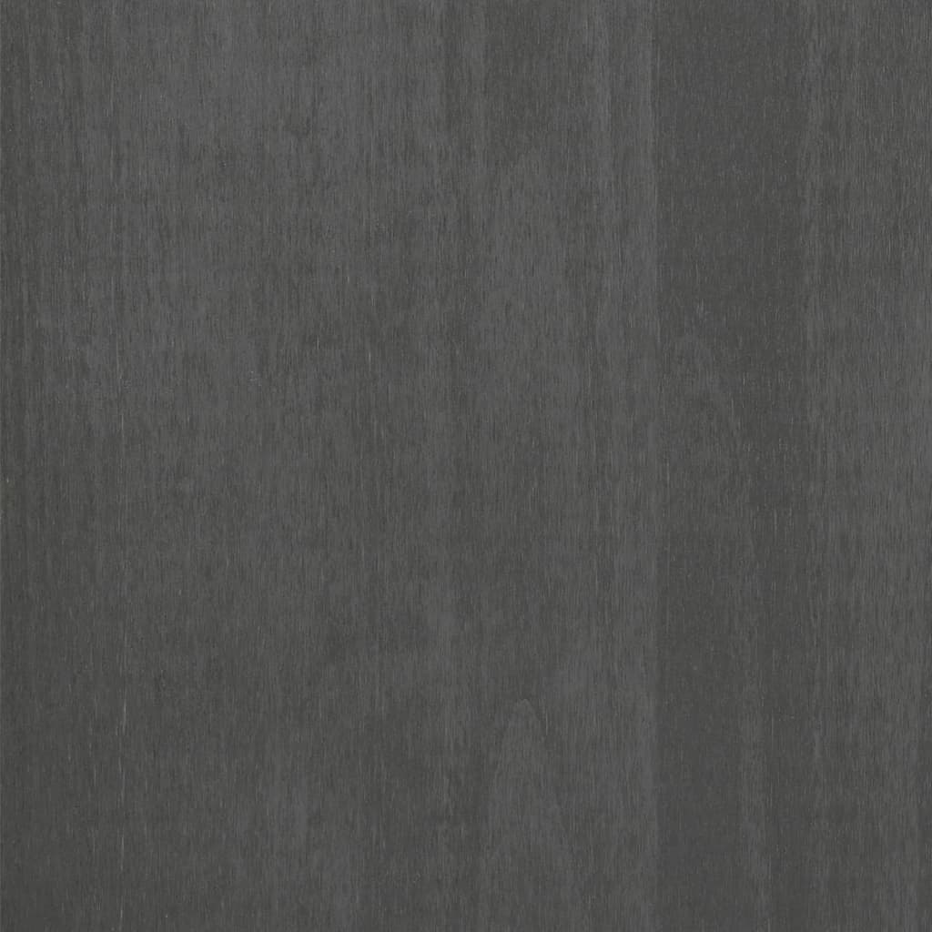 Tv-Meubel Hamar 06X40X40 Cm Massief Grenenhout Donkergrijs