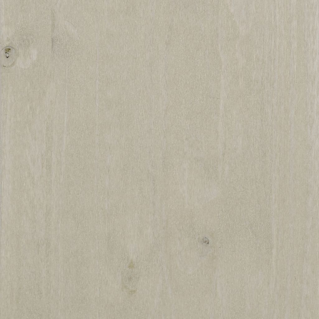 Kledingkast Hamar 89X50X180 Cm Massief Grenenhout Wit