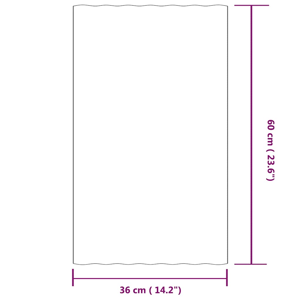 Dakpanelen Gepoedercoat Staal Kleurig 36 60 x 36 cm Antraciet