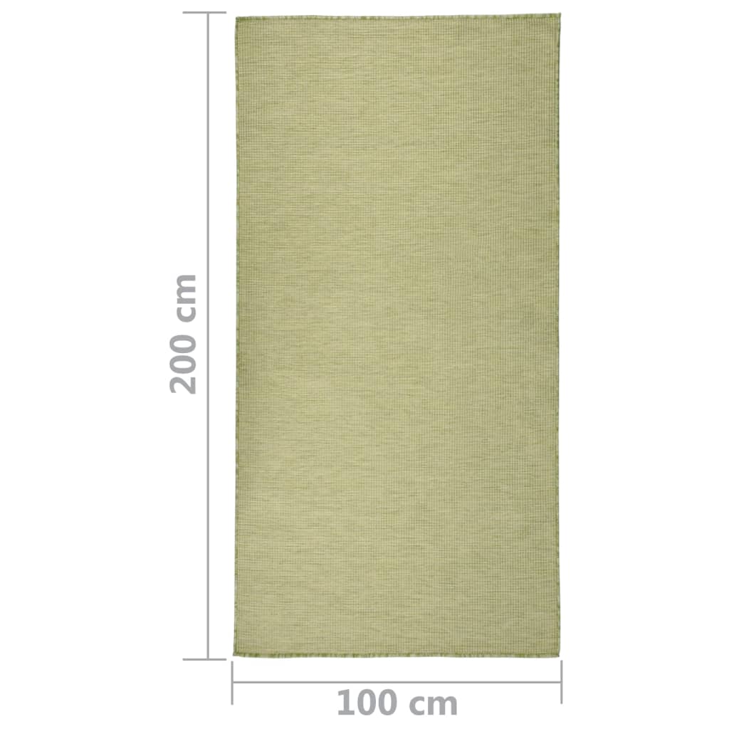 Buitenkleed Platgeweven 100 x 200 cm