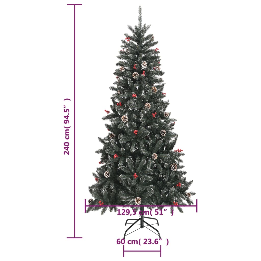 Kunstkerstboom Met Standaard Pvc Groen 1 240 cm