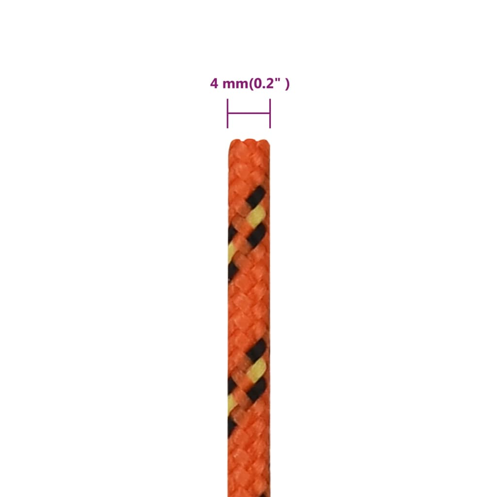 Boottouw Polypropyleen Oranje Orange 4 mm 250 m