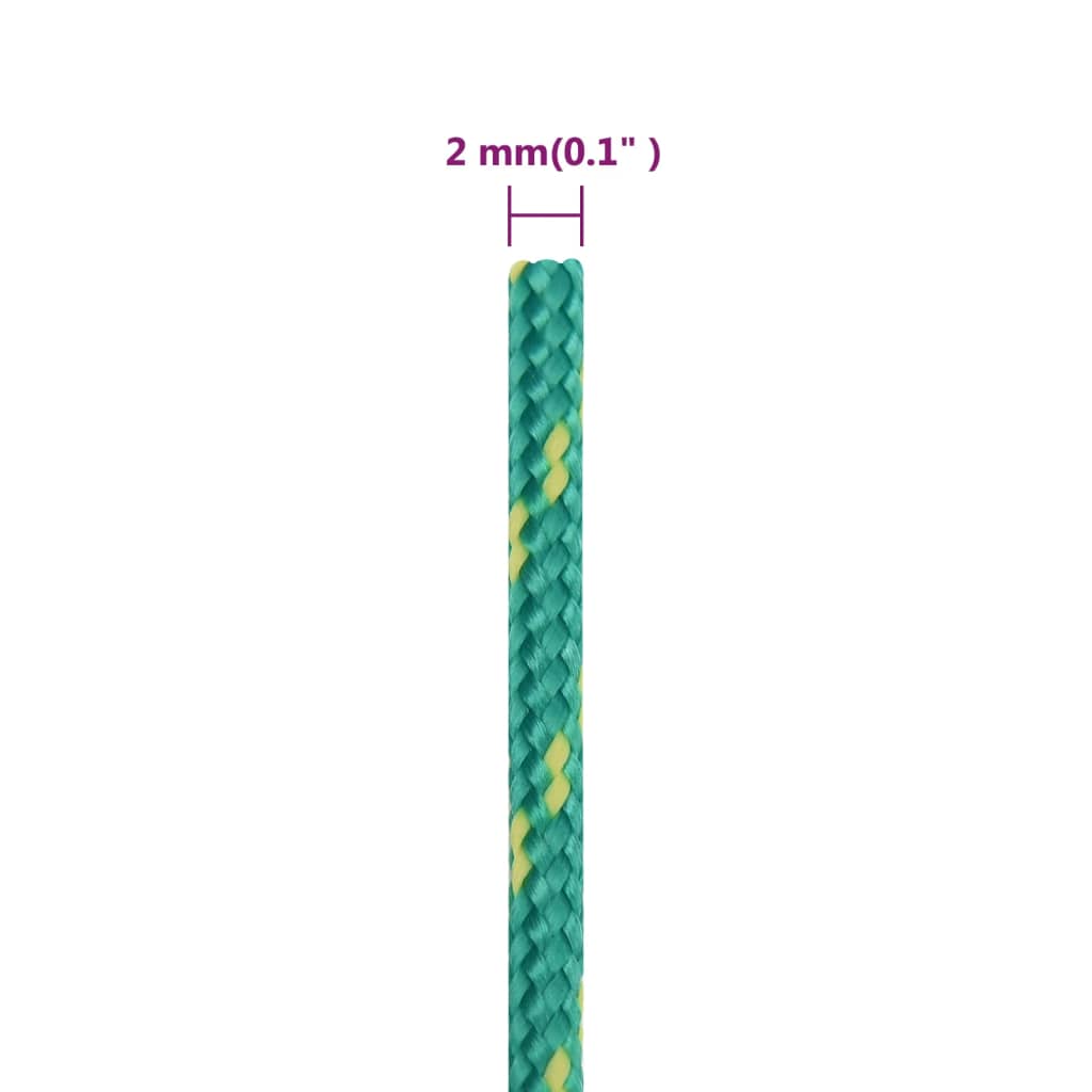 Boottouw Polypropyleen Groen 2 mm 250 m