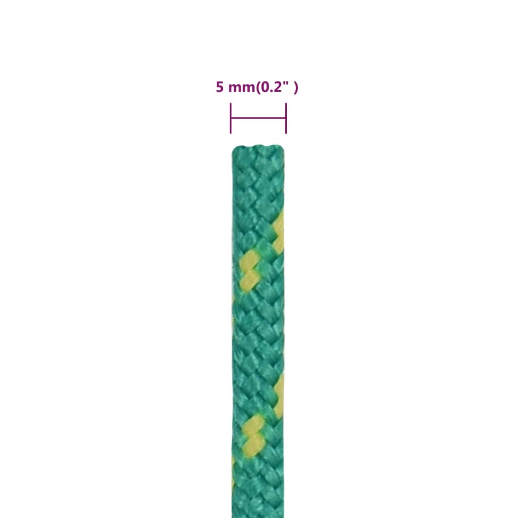 Boottouw 5 Mm 250 M Polypropyleen Groen