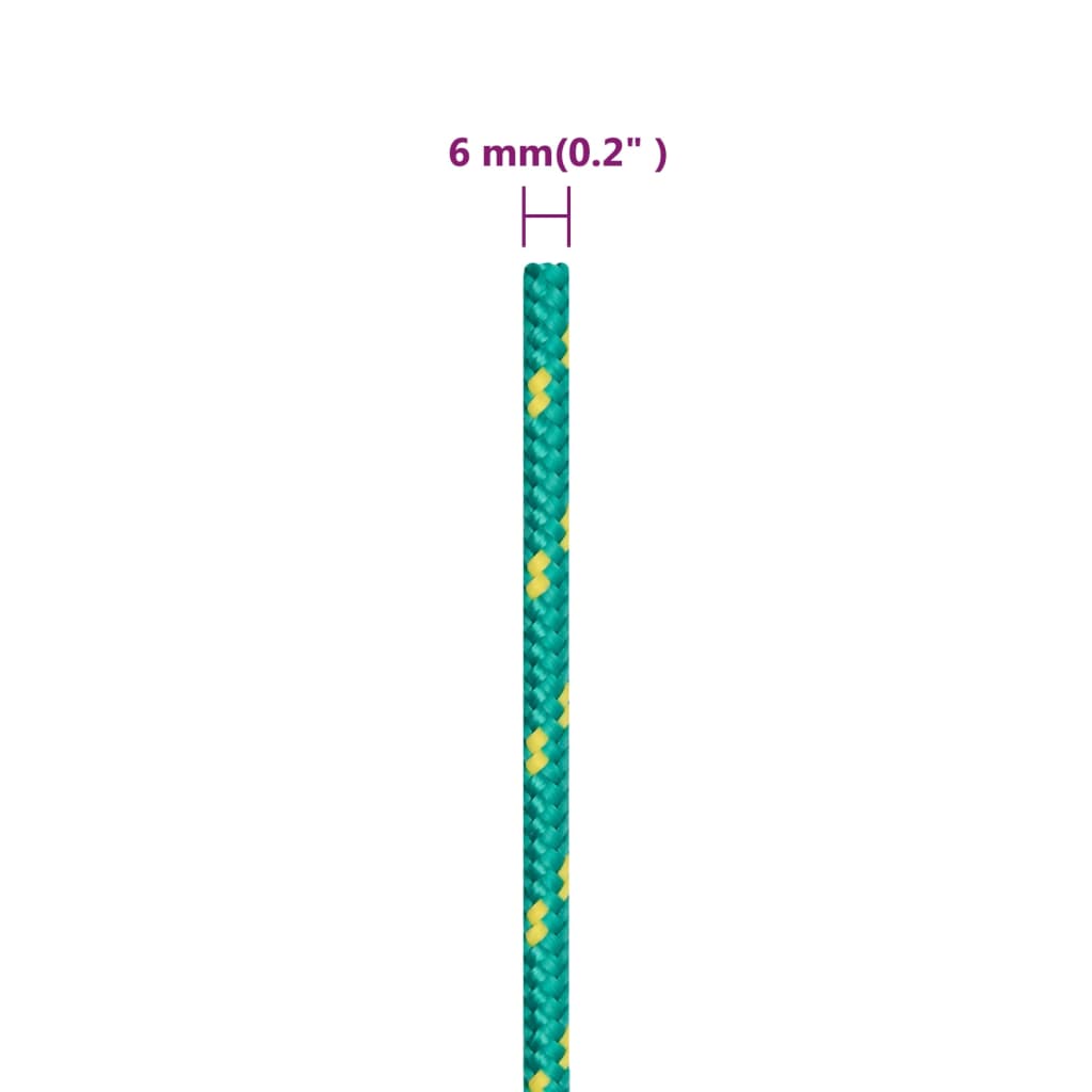 Boottouw 6 mm 50 m polypropyleen groen 6 mm 50 m