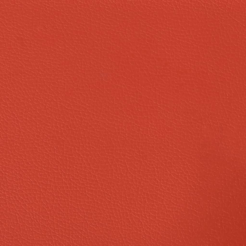 Gamestoel met voetensteun kunstleer zwart en rood Zwart en rood Met voetensteun