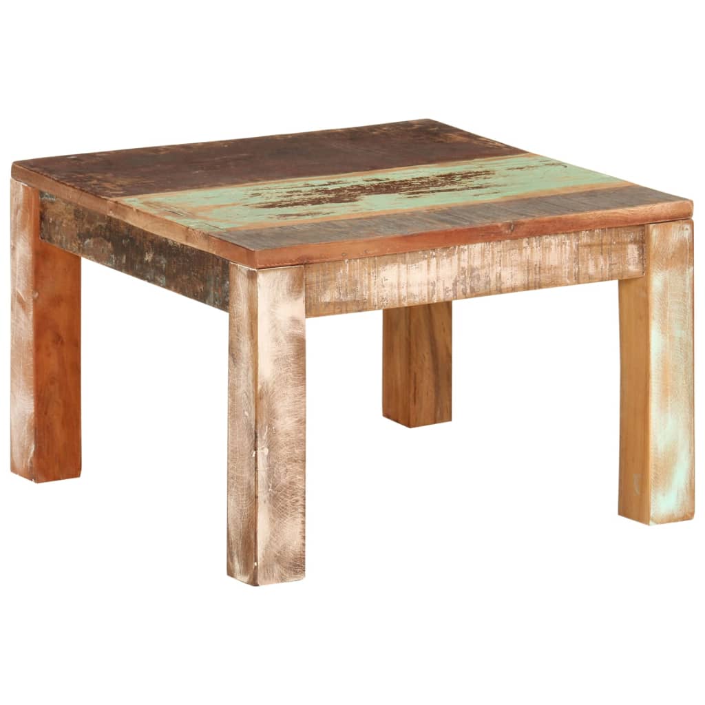 Salontafel 55 x 55 x 35 cm massief gerecycled hout