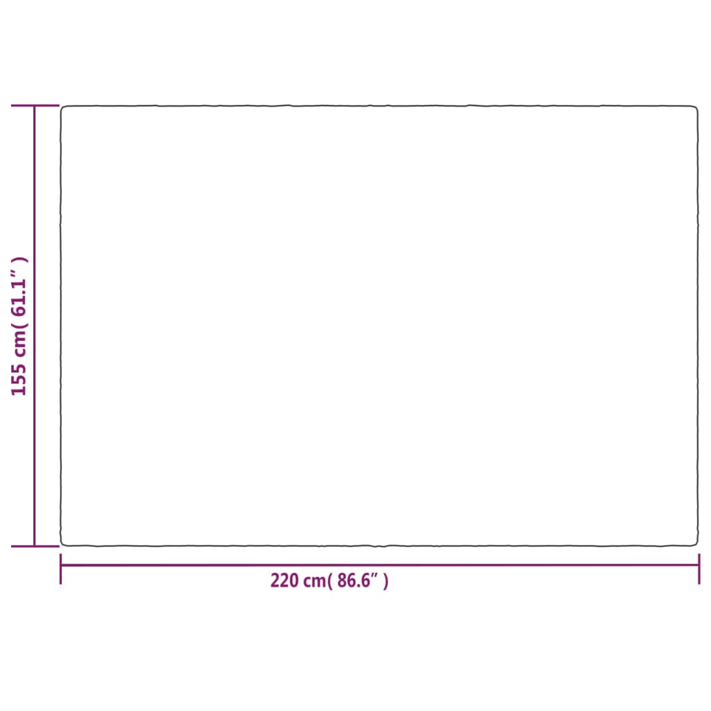 Verzwaringsdeken met hoes 155x220 cm 11 kg stof grijs 11 kg 155x220 cm
