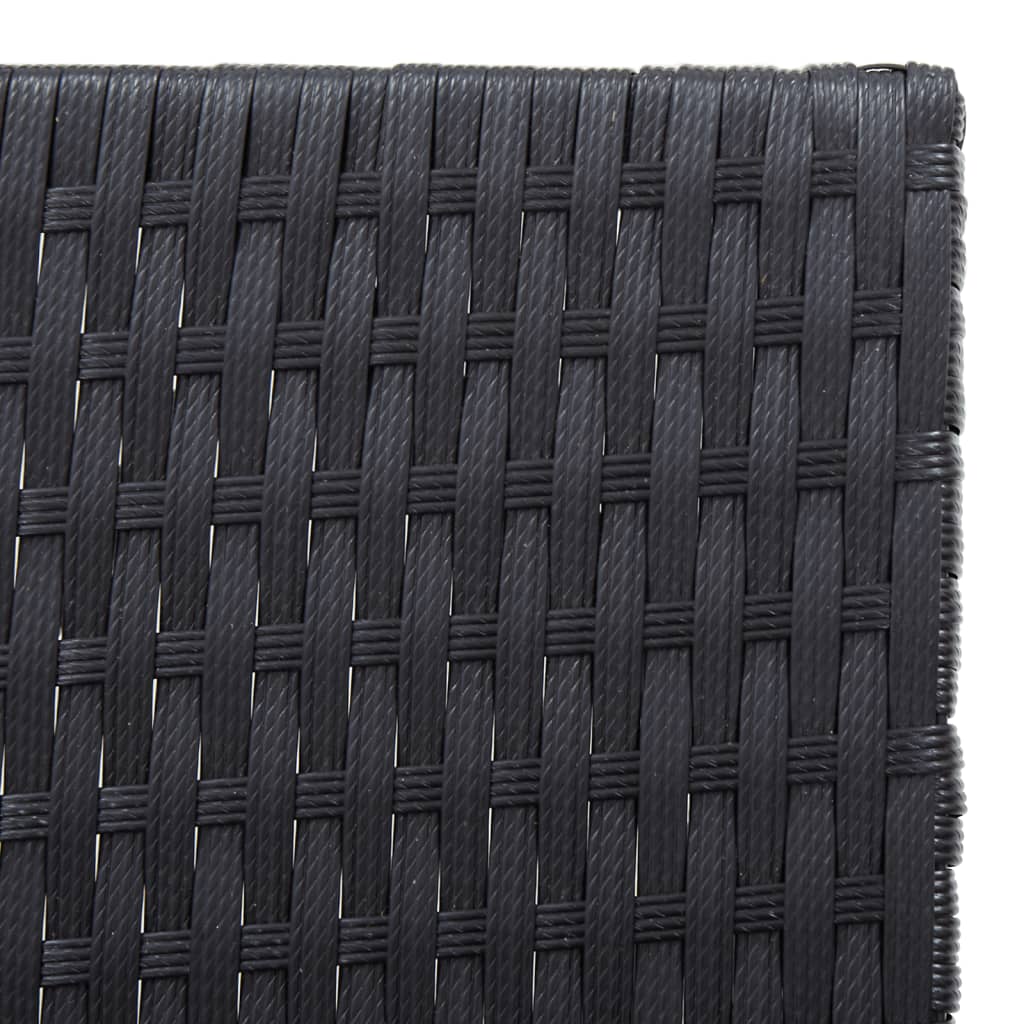 Ligbed Met Tafeltje Poly Rattan En Massief Acaciahout Nee Ligbed + Tafel