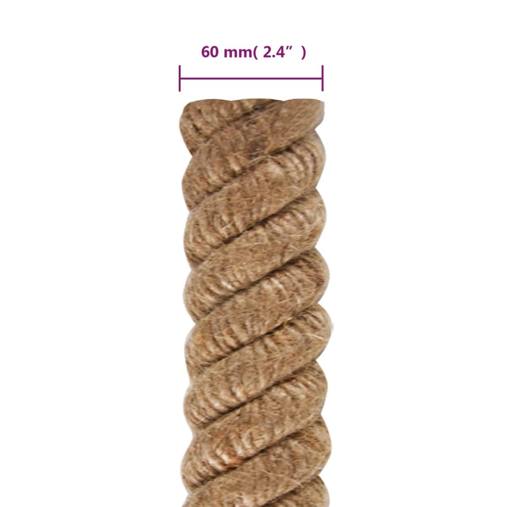 Touw 5 m lang 60 mm dik jute