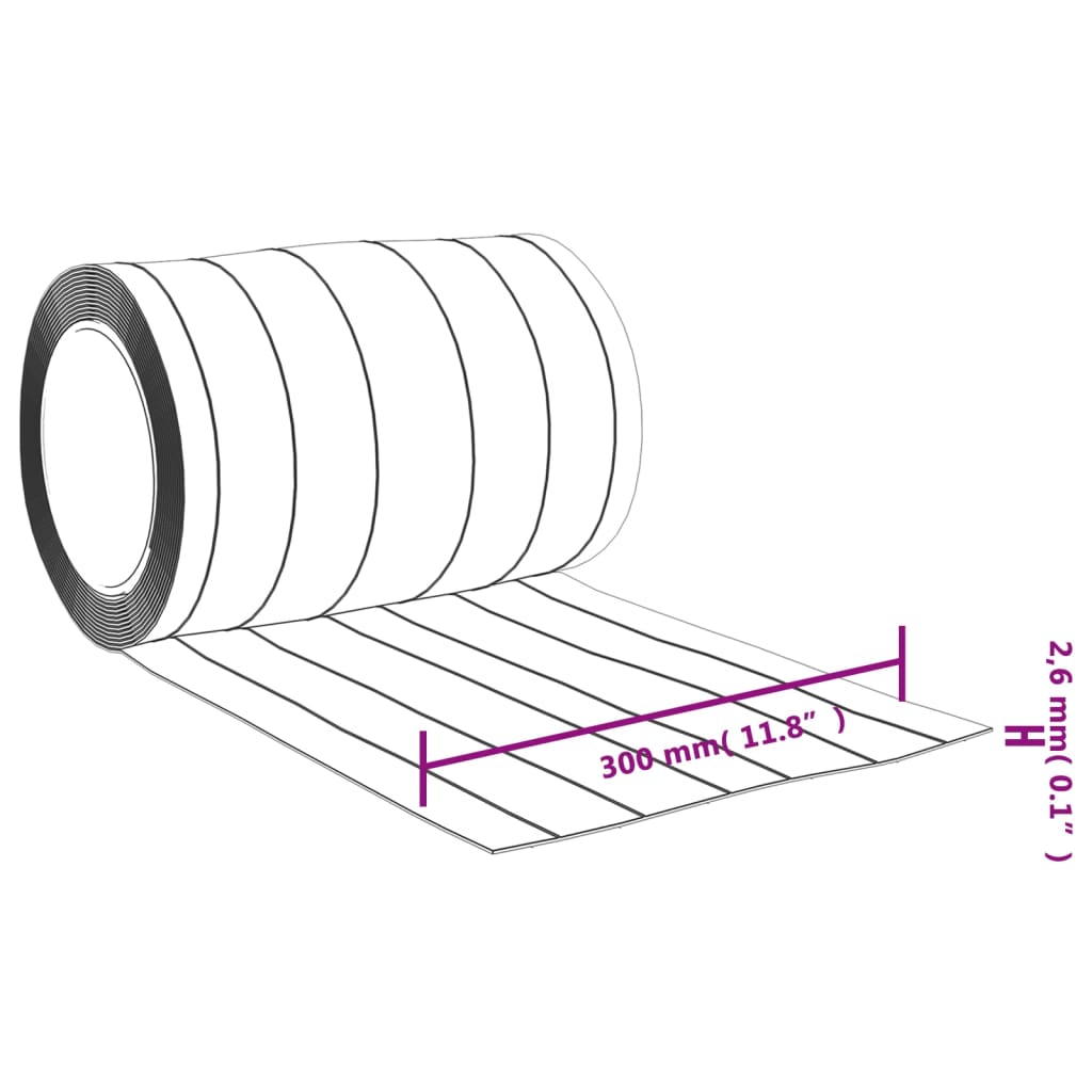 Deurgordijn 300X2,6 Mm 25 M Pvc Transparant 300 x 2.6 mm (25 m) Geribbeld