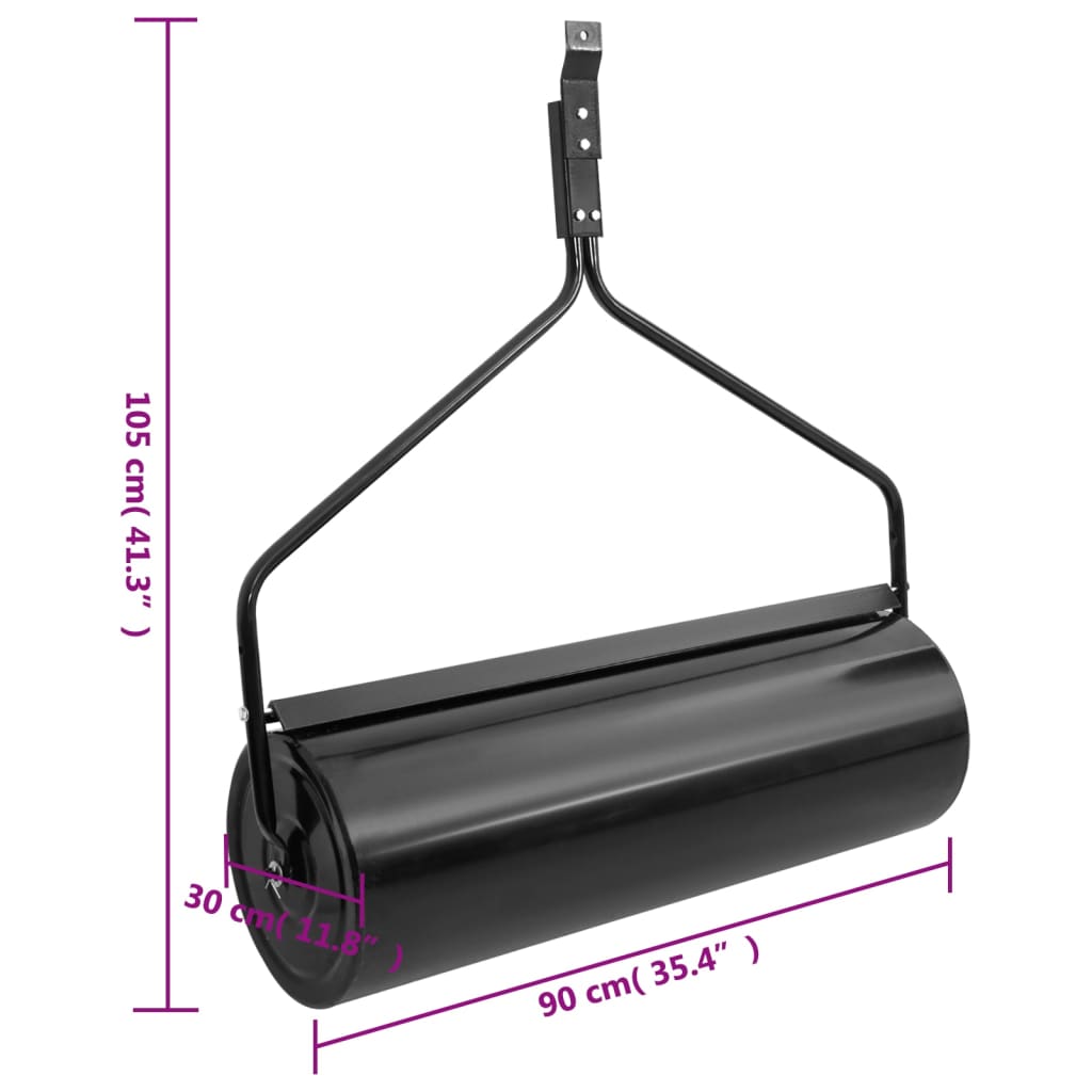 Gazonroller 63 L Ijzer Zwart