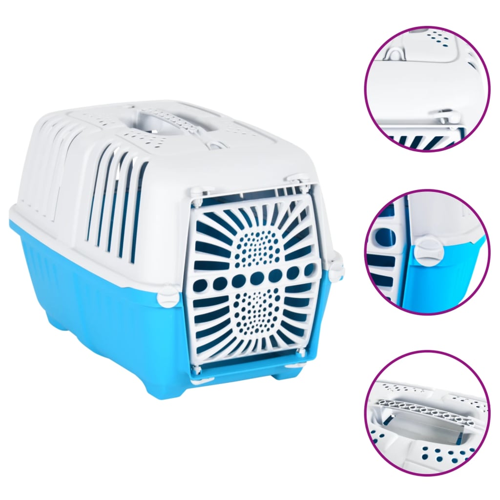 Reismand 55X36X36 Cm Polypropeen Wit En Blauw