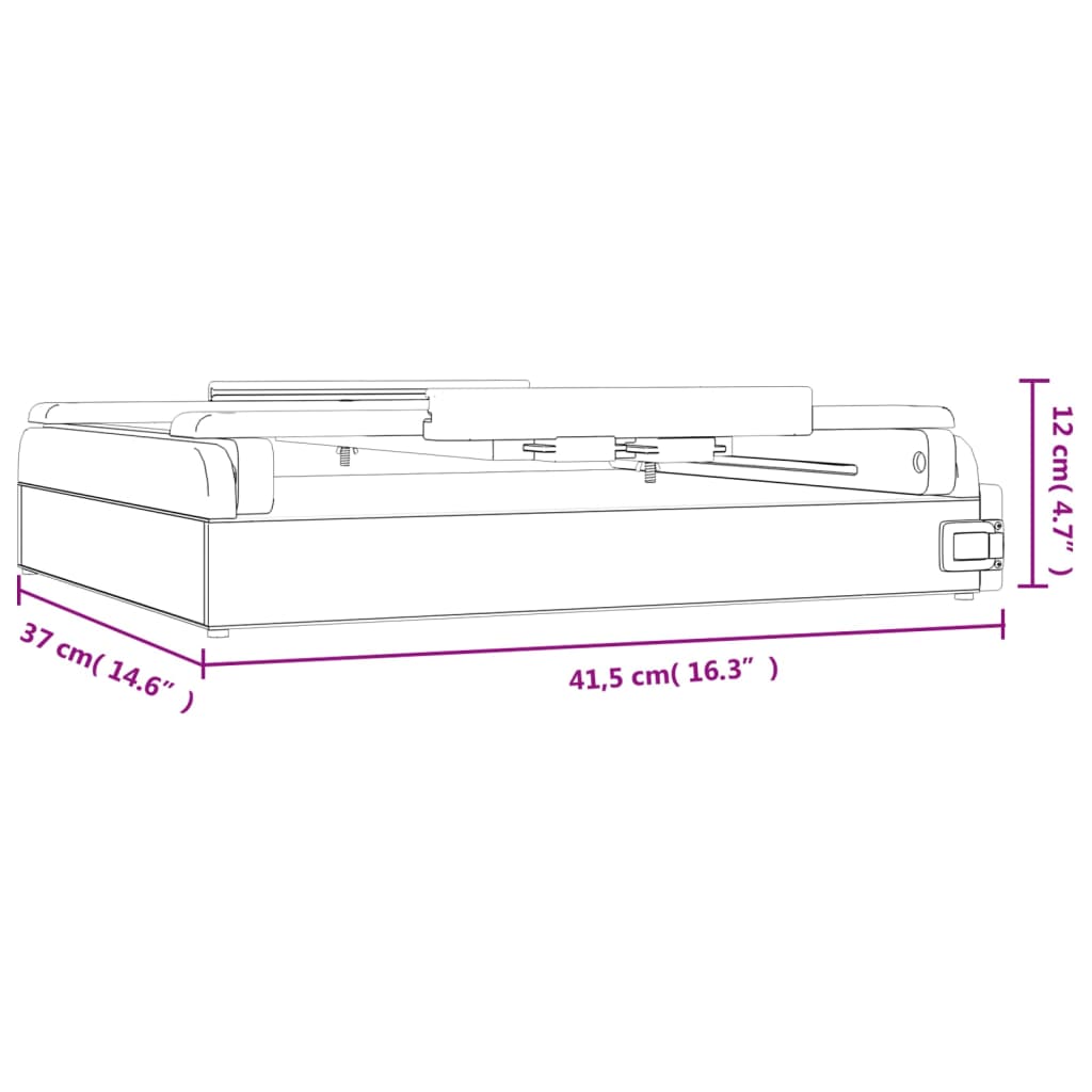 Tafelezel Met Lade 41,5X37X12 Cm Massief Grenenhout