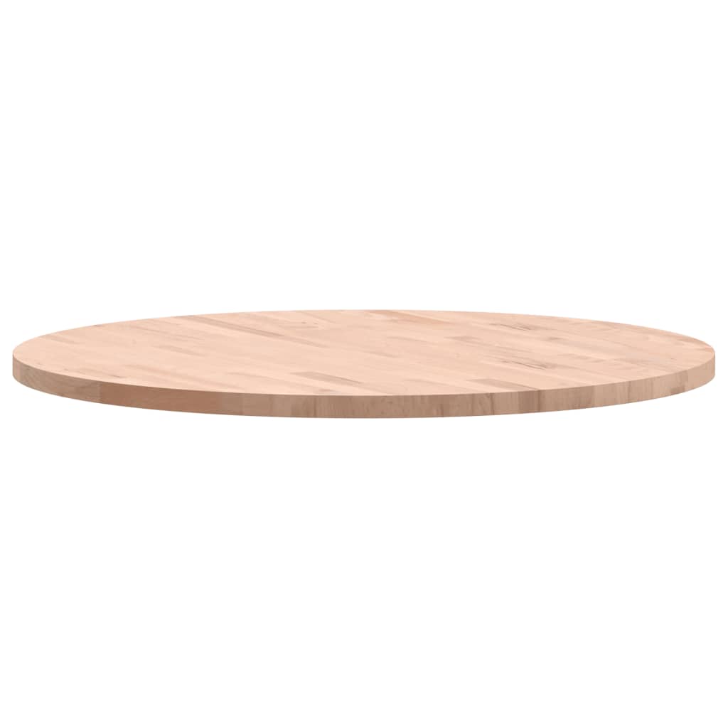 Tafelblad Rond Ø80X2,5 Cm Massief Beukenhout