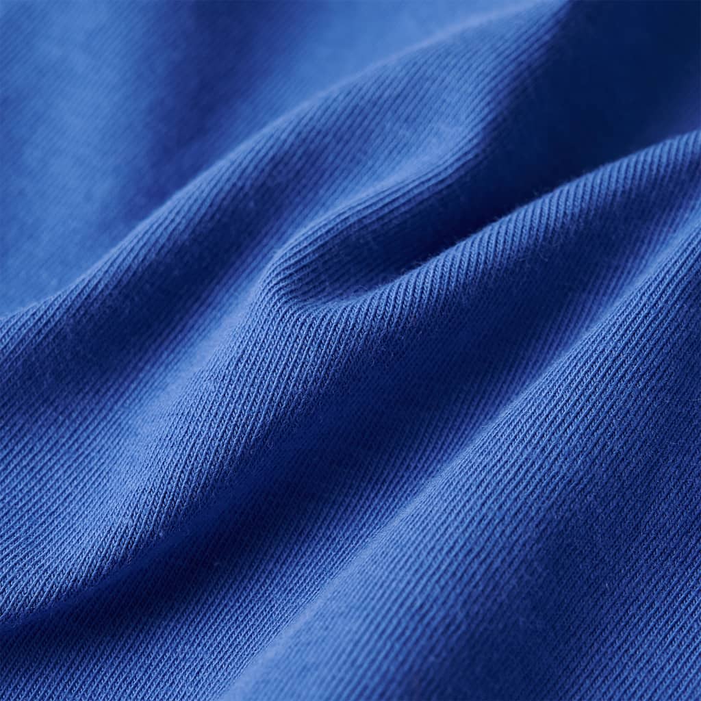 Kindershirt 116 kobaltblauw Blauw 116