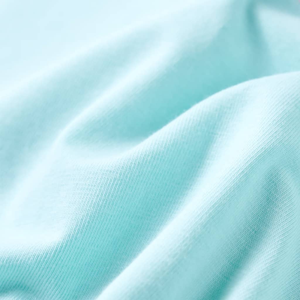 Kindershirt 116 lichtzeeblauw Aqua 116