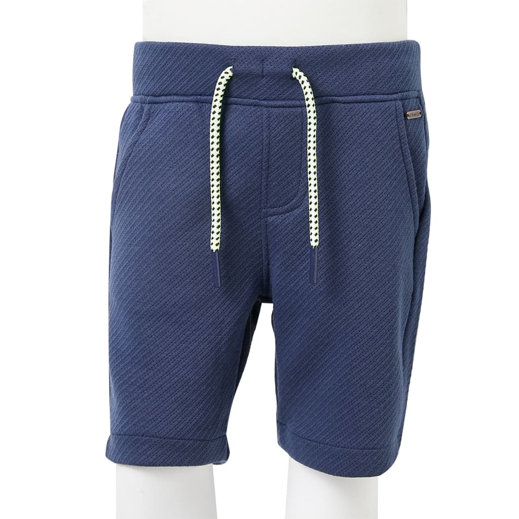 Kindershorts met trekkoord 140 donkerblauw 140