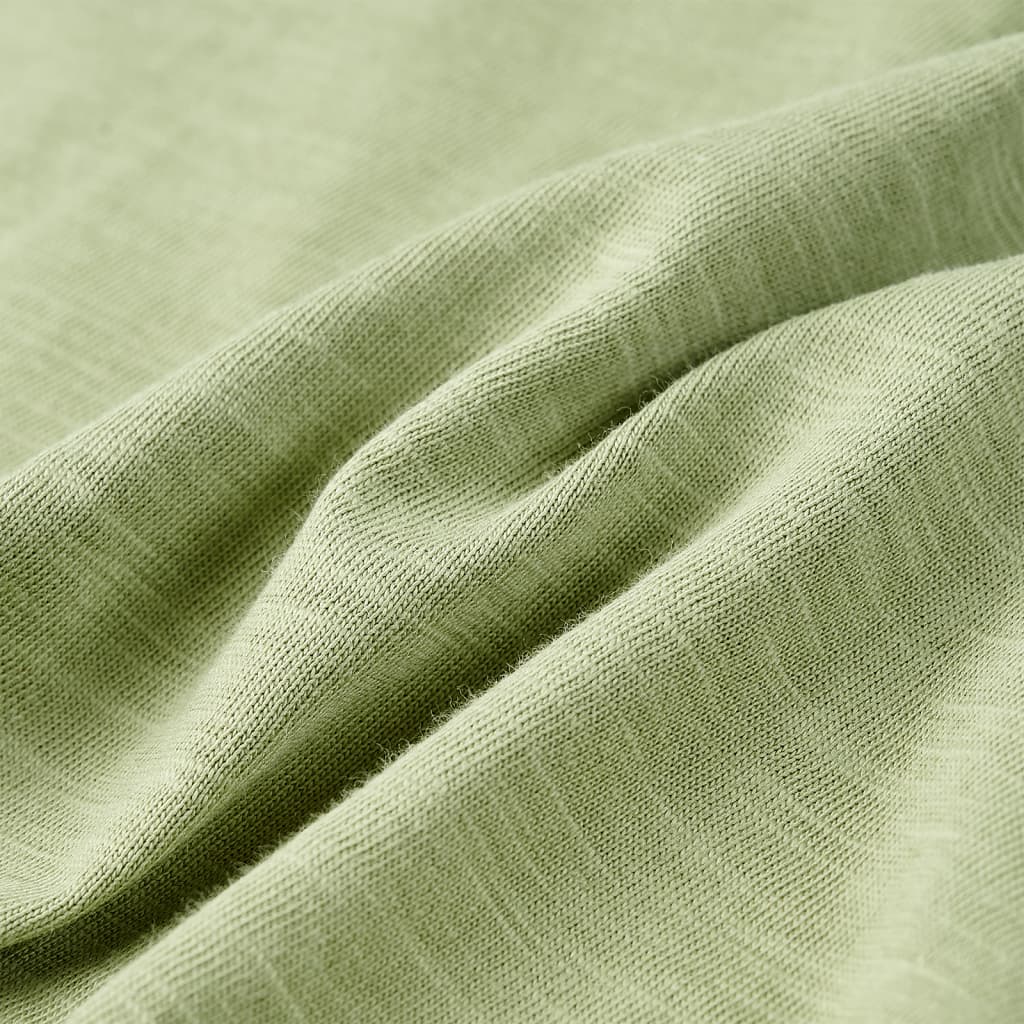 Kindershirt 128 lichtkakikleurig Kaki