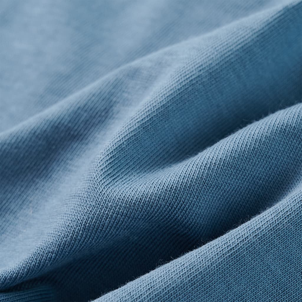 Kindershirt met lange mouwen 92 medium blauw Blauw