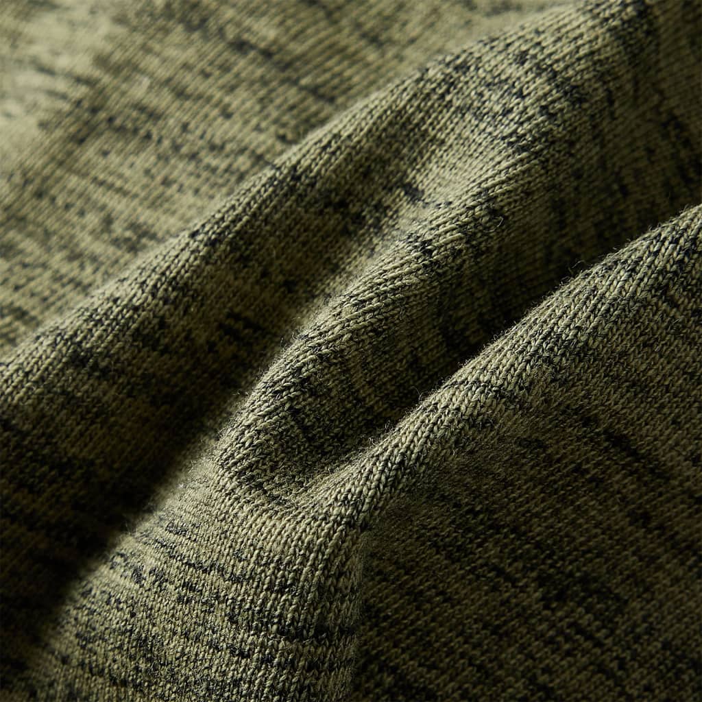 Kindershirt met lange mouwen 128 gemêleerd kakikleurig Kaki 128