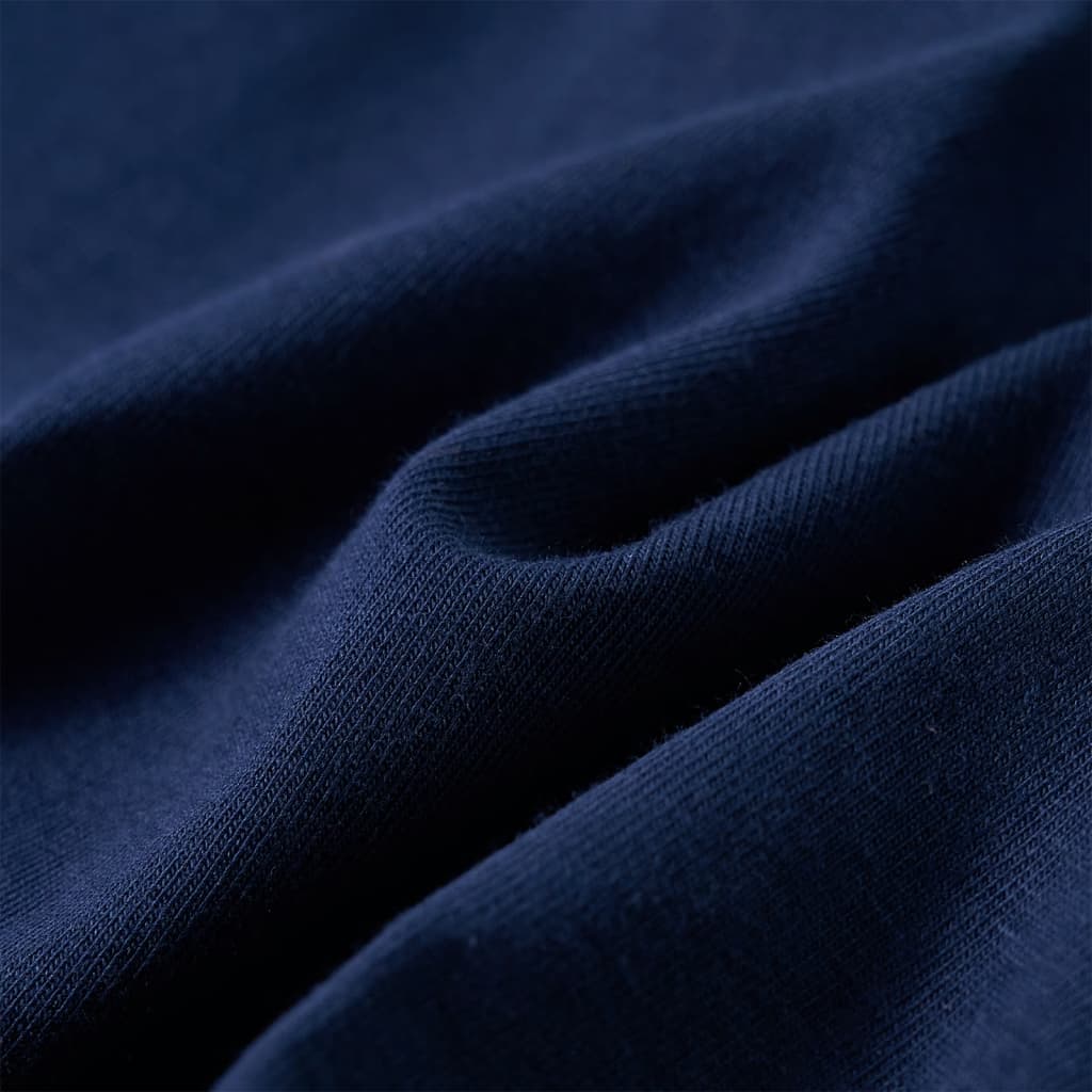 Kindershirt met lange mouwen 104 marineblauw Marineblauw