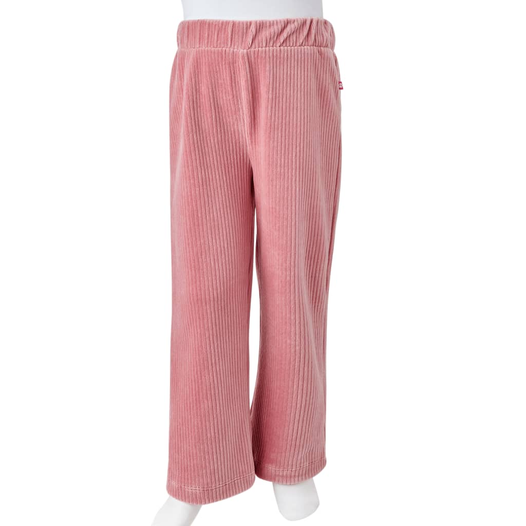 Kinderbroek 116 ribfluweel Lichtroze lichtroze 116