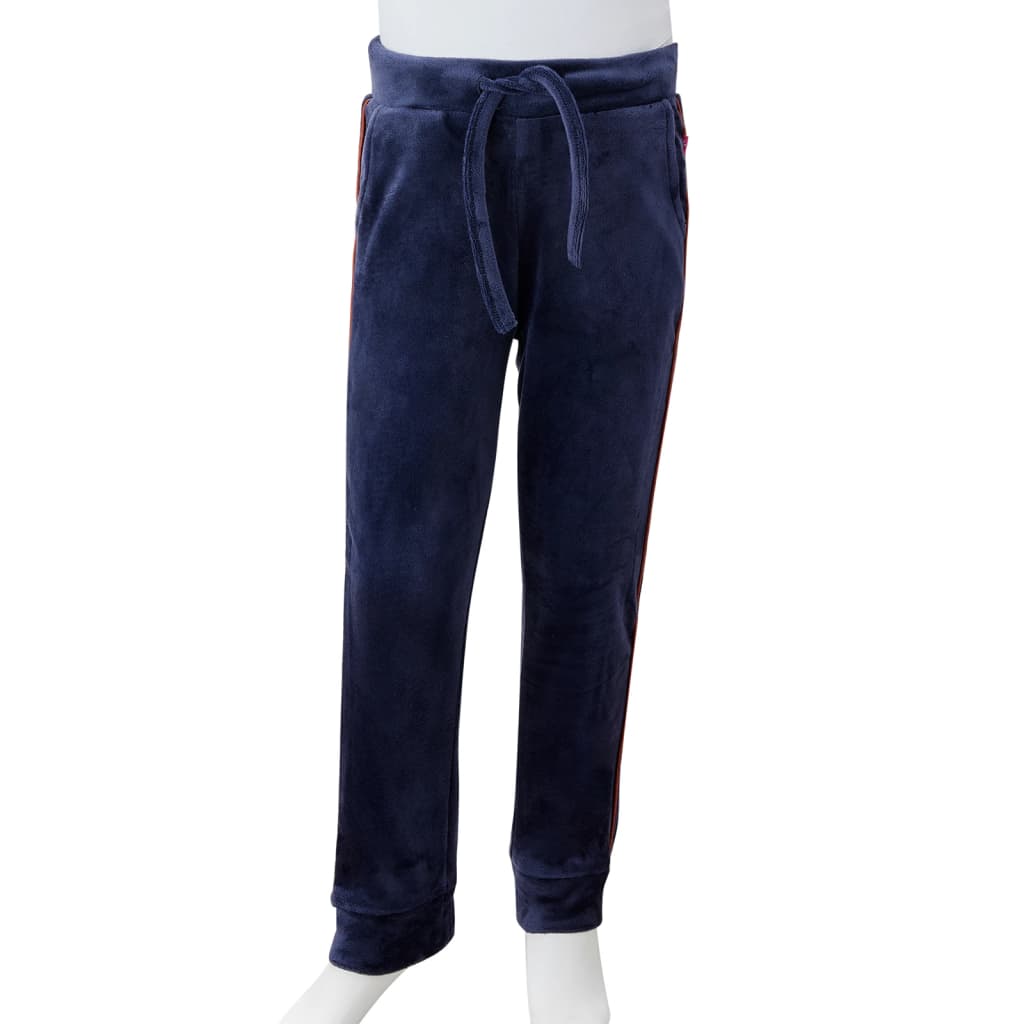 Kinderjoggingbroek 140 marineblauw 140