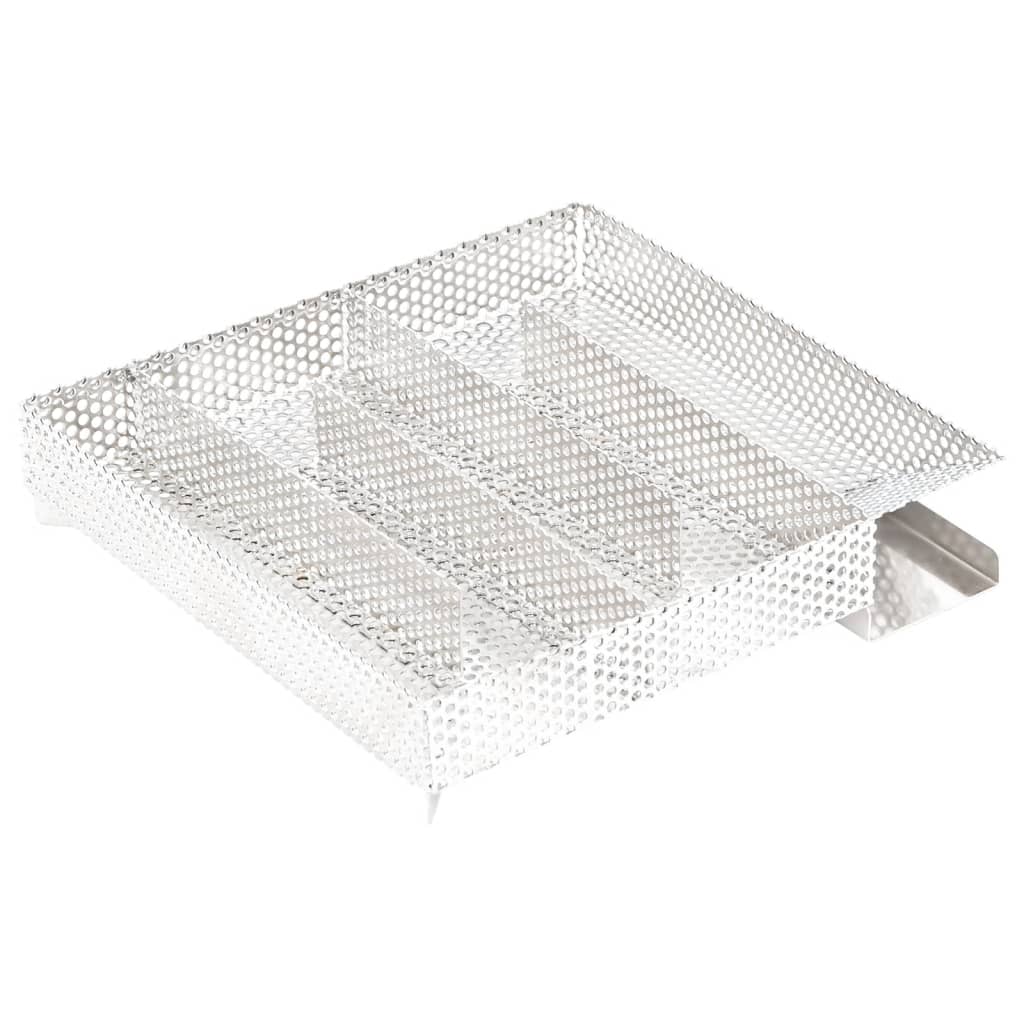 Bbq-Rookoven Met Koude Rookgenerator Gegalvaniseerd Staal 44.5 x 29 x 110 cm (21 x 21 x 4.5 cm) Zonder raam