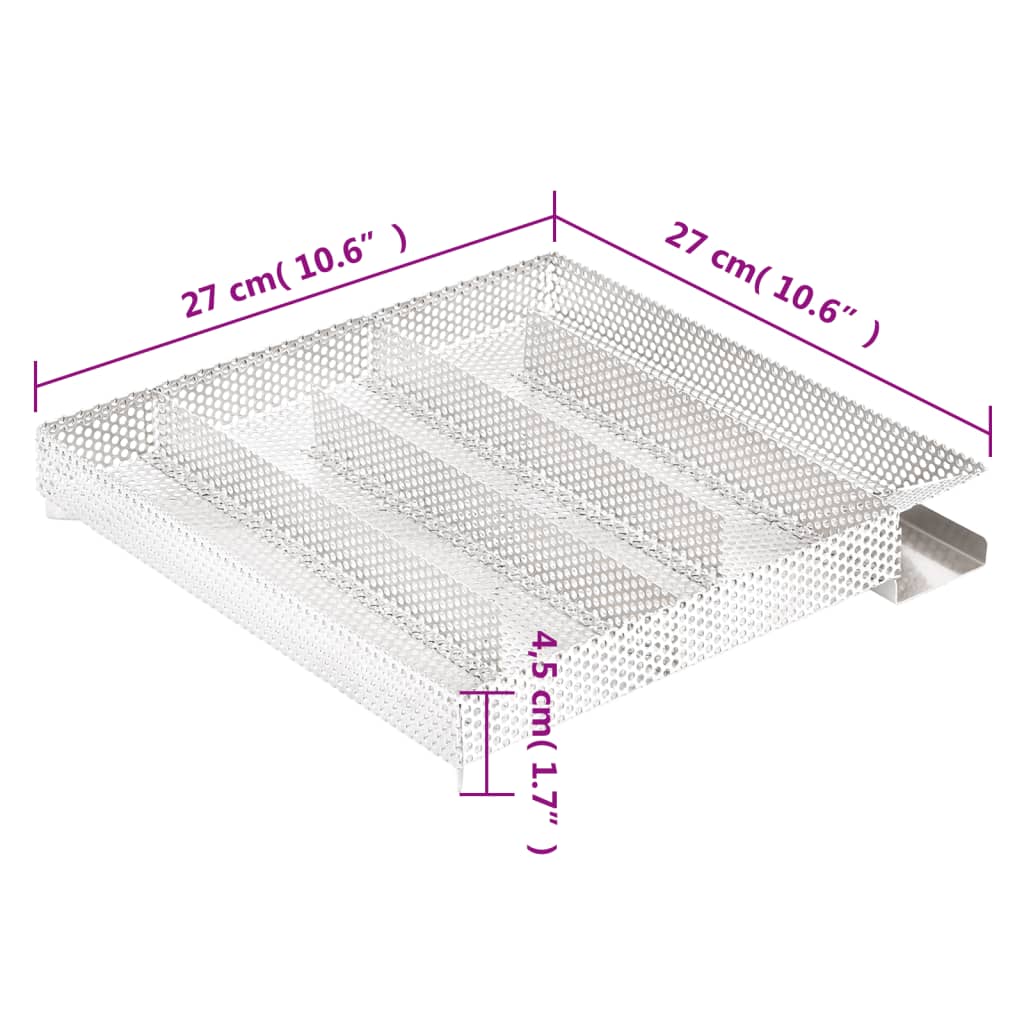 Rookgenerator Koud 5-Kamers Roestvrij Staal 27 cm