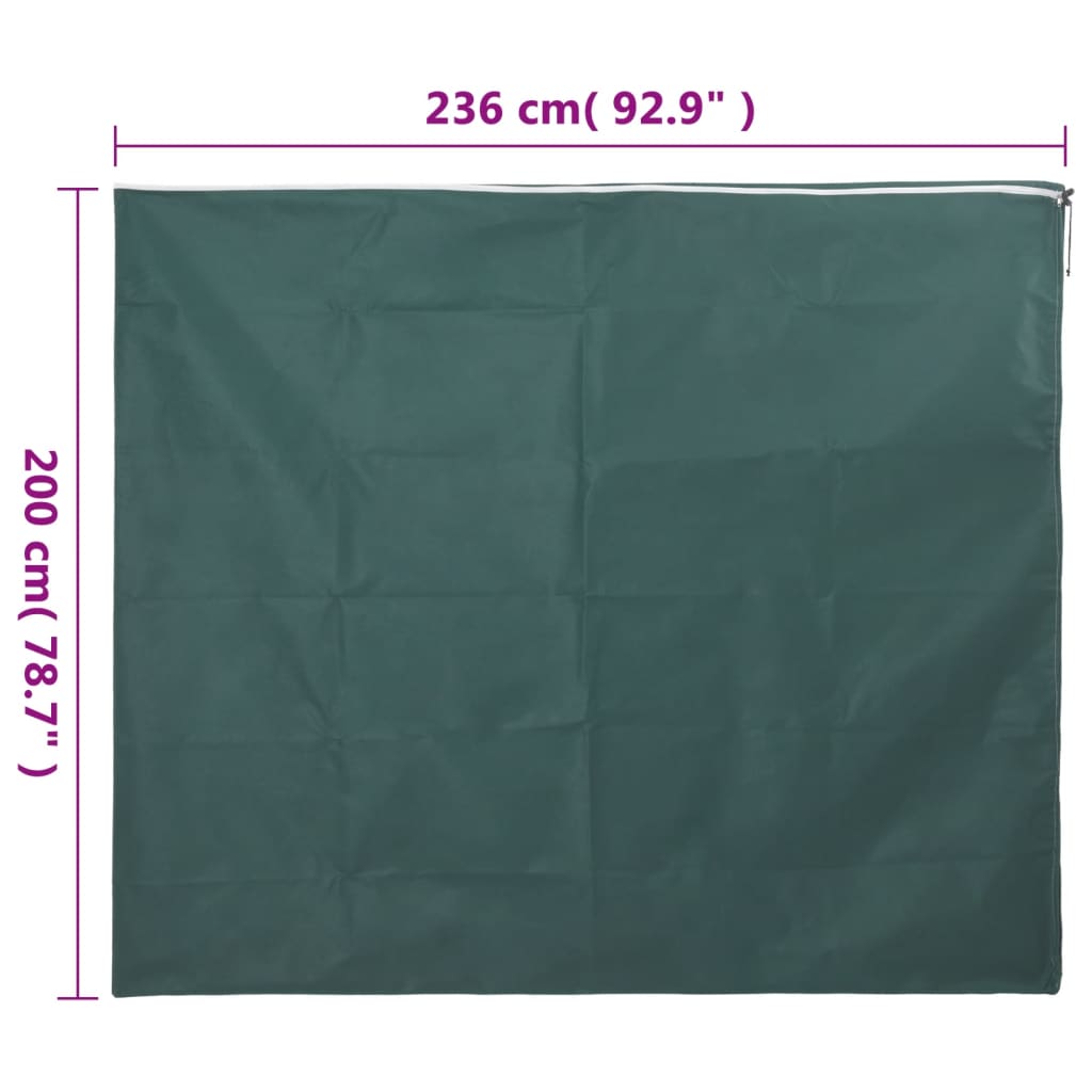 Plantenhoezen met ritssluiting 10 st 70 g/m² 2,36x2 m