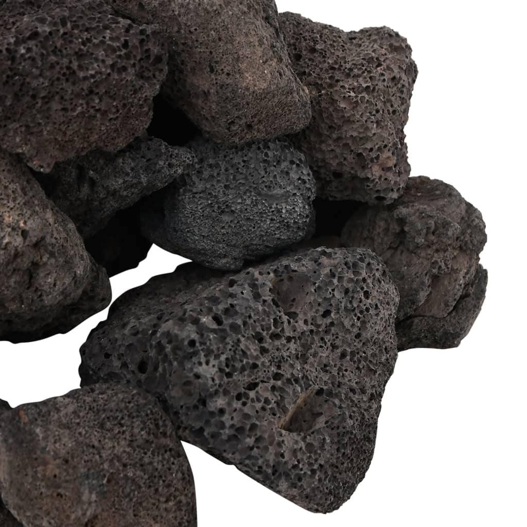 Lavastenen 10 Kg 5-8 Cm 5-8 cm (10 kg) Zwart