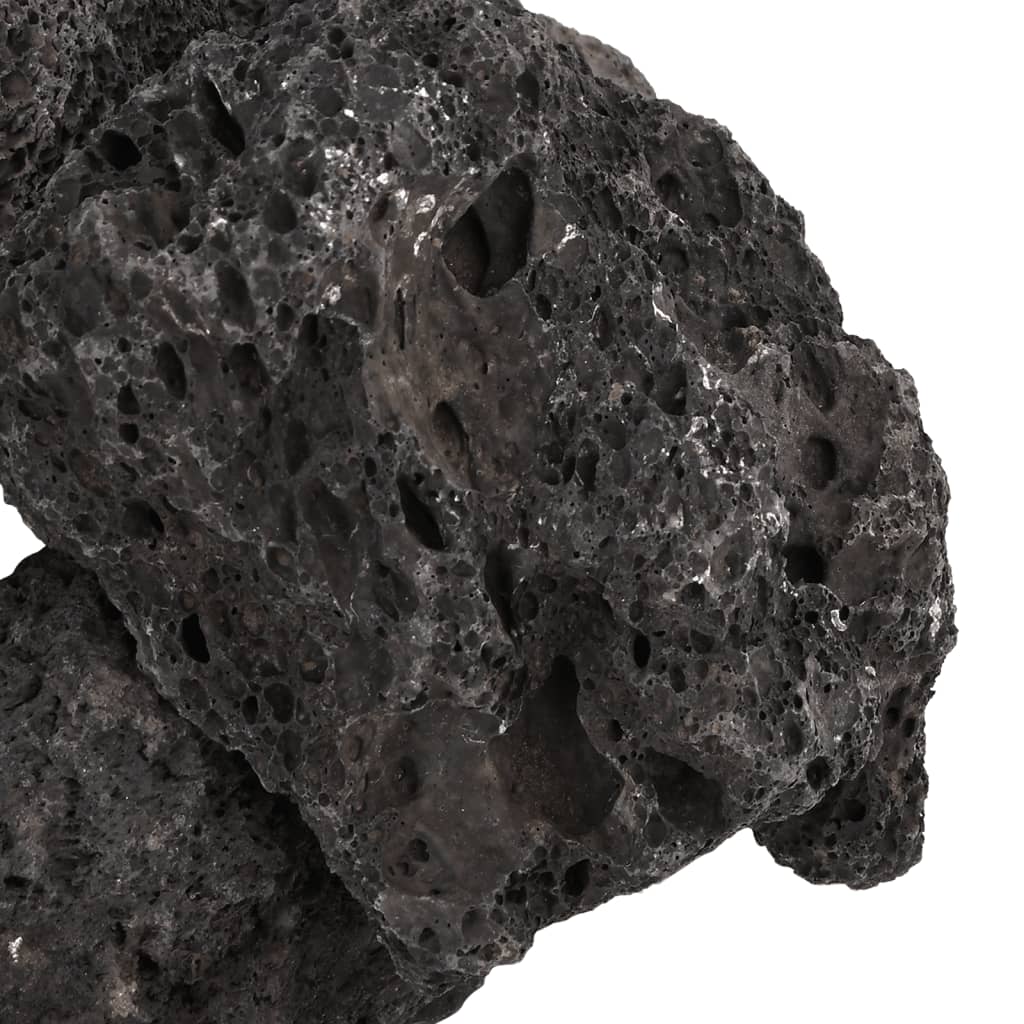 Lavastenen 10 Kg 10-30 Cm 10-30 cm (10 kg) Zwart