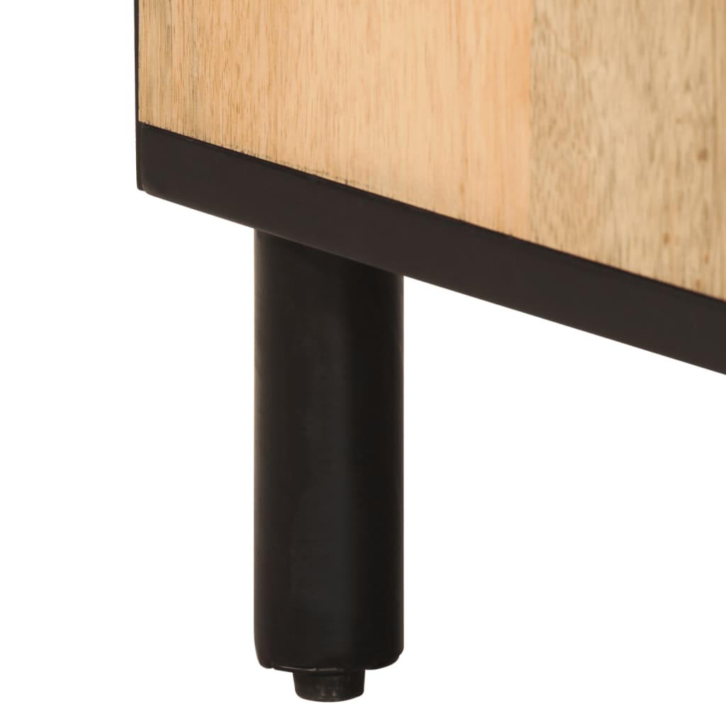 Nachtkastjes 2 St 40X33X46 Cm Massief Mangohout