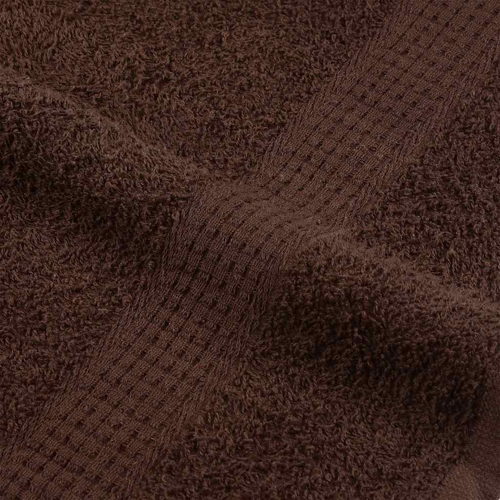 Handdoeken FROGN 4 st 100x200 cm 360 g/m² bruin