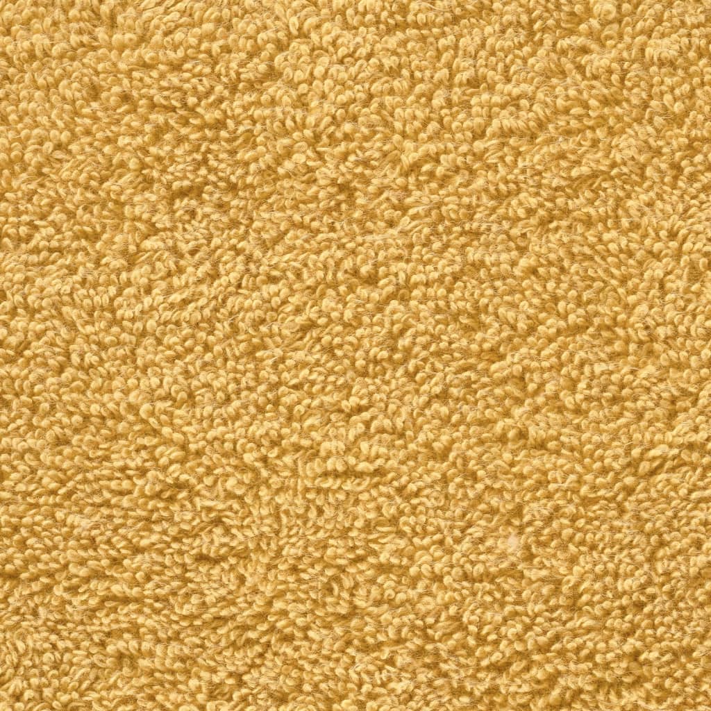 Washandjes 4 st 600 g/m² 30x30 cm 100% katoen goudkleurig