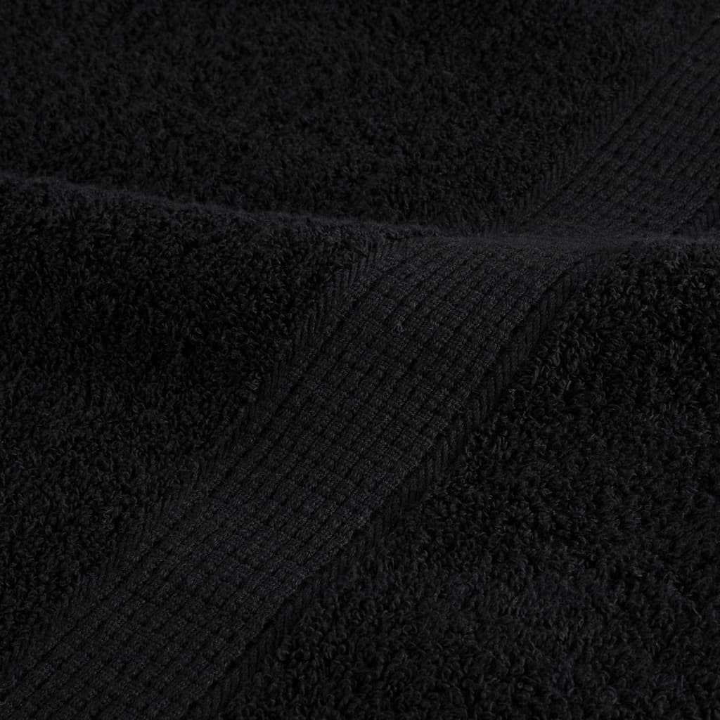 Badhanddoeken Solund 600 G/M² Zwart 2 100 x 150 cm