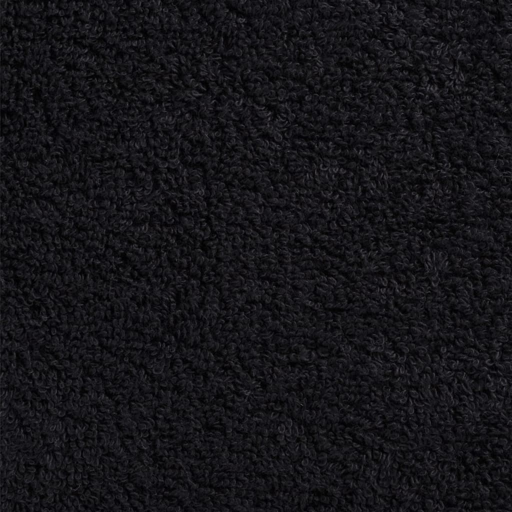 12-Delige Handdoekenset Solund 600 G/M² Zwart