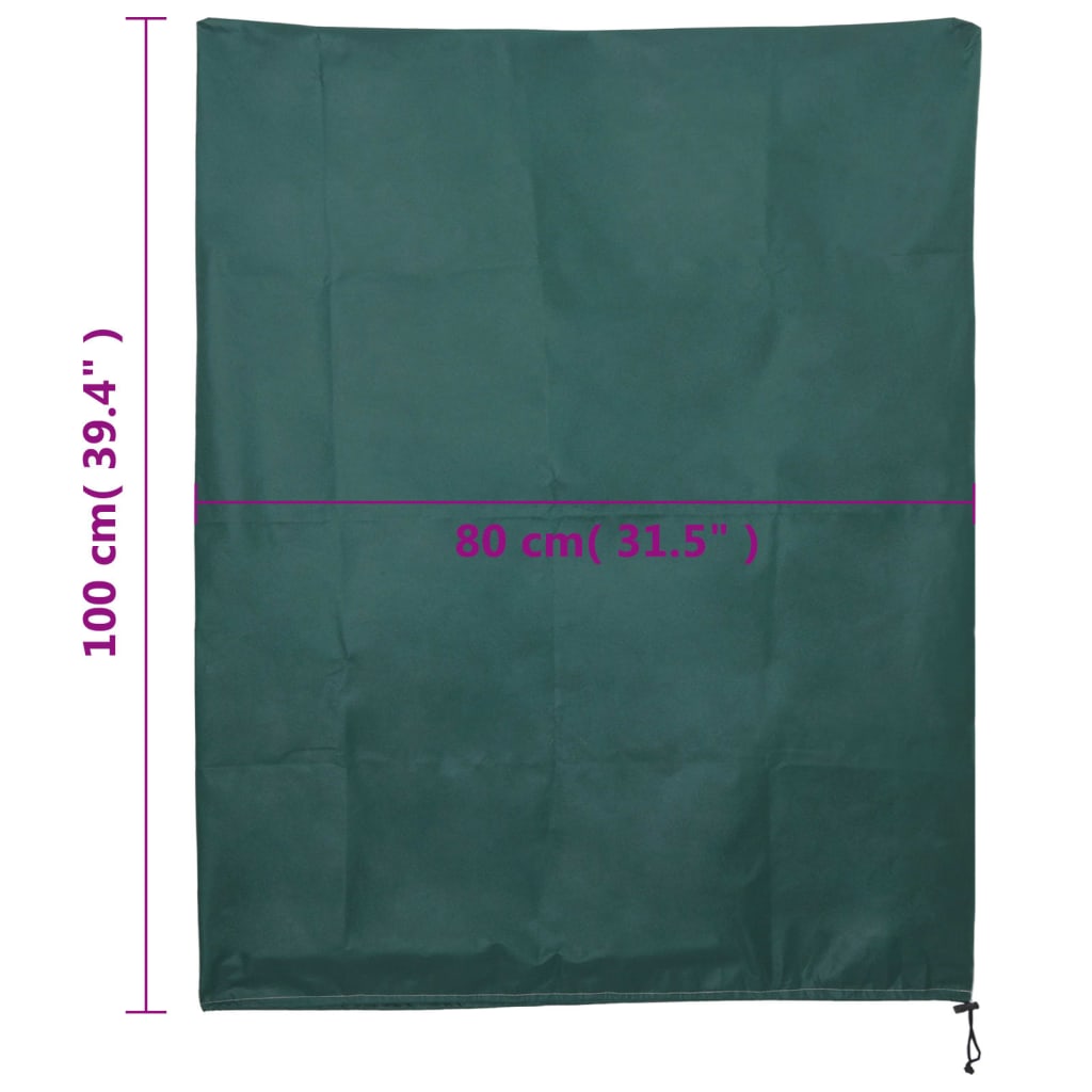 Plantenhoezen Met Trekkoord 4 St 70 G/M² 0,8X1 M