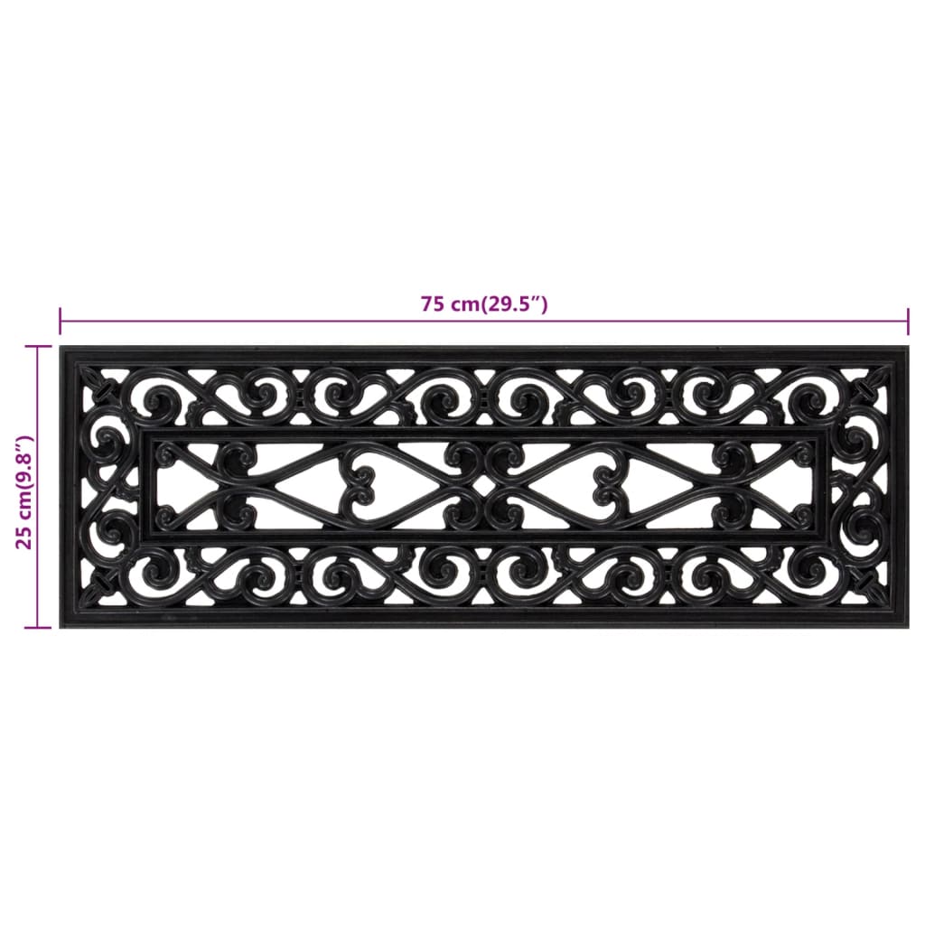 Trapmatten 5 St 25X75 Cm Rubber