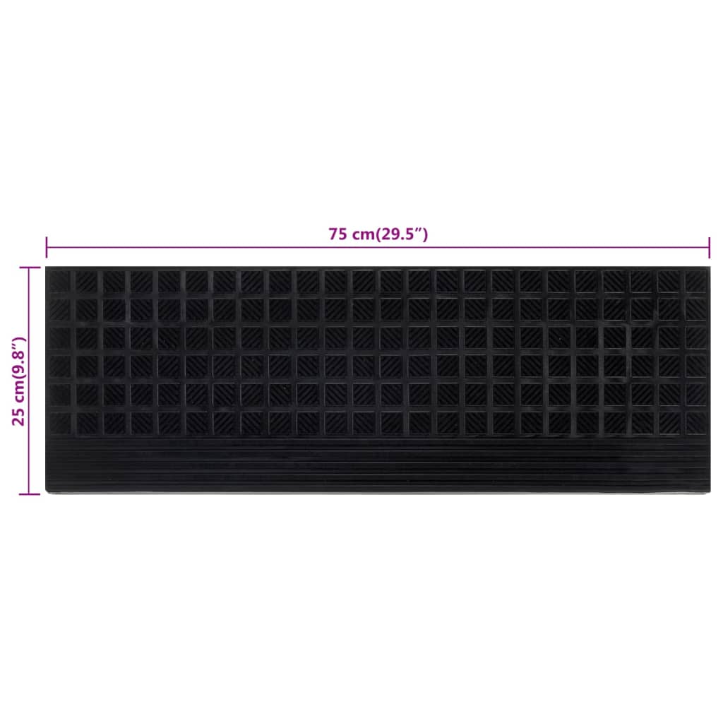 Trapmatten 5 St 25X75 Cm Rubber