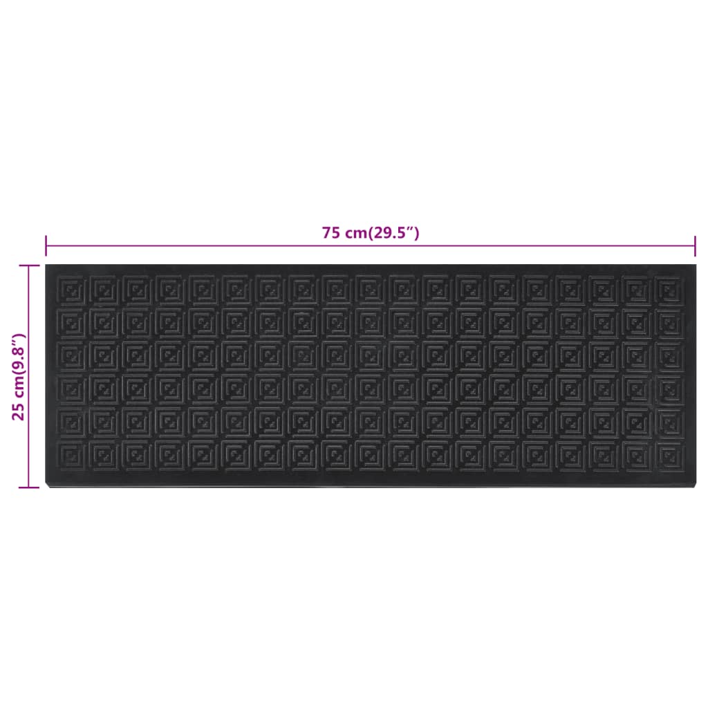 Trapmatten 5 St 25X75 Cm Rubber