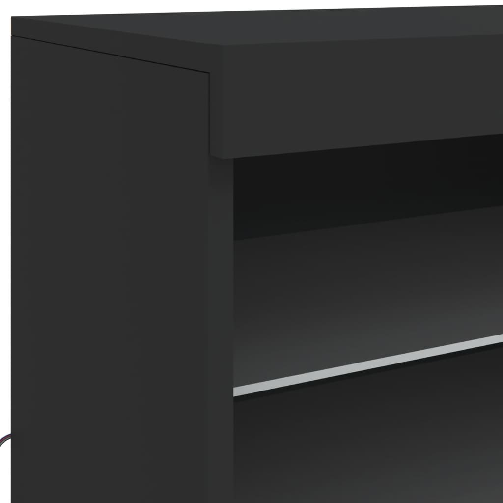 Dressoir Met Led-Verlichting 42,5X37X67 Cm Zwart