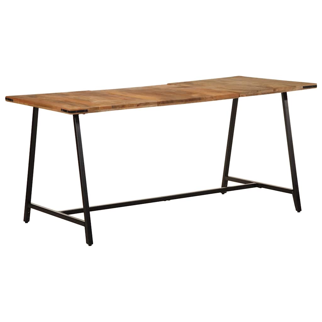 Eettafel 160x80x75 cm massief mangohout