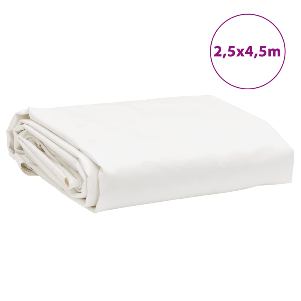 Dekzeil 600 G/M² 2,5X4,5 M Wit